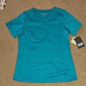 Matix Turquoise Short Scrub Top